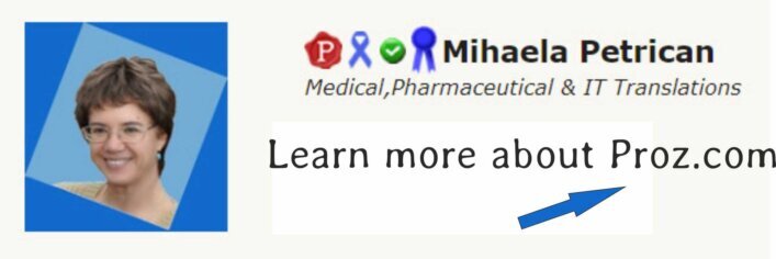 Medical & Pharmaceutical Translations - Dr. Mihaela Petrican MD