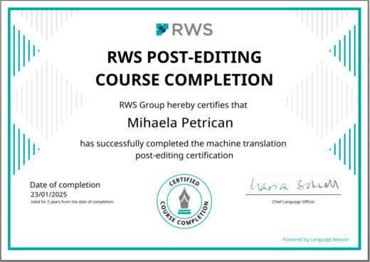 Dr. Mihaela Petrican - Post Editing